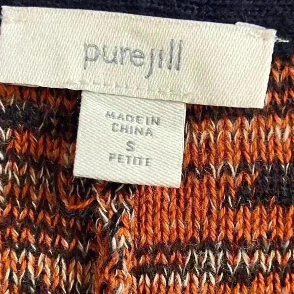 J Jill pure Jill sweater b neck pop over oversized boxy Small Petite - Picture 5 of 6